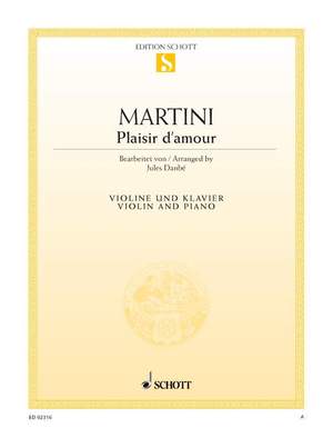 Martini: Plaisir d’amour