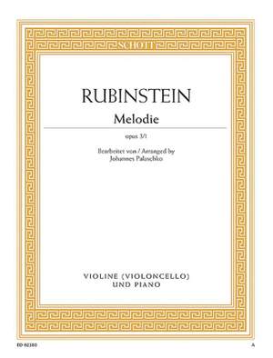 Rubinstejn, G: Melody in F op. 3/1