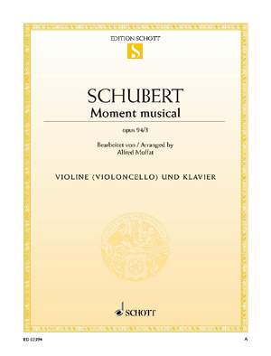 Schubert: Moment Musical op. 94/3