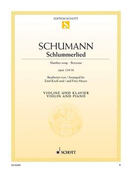 Schumann, R: Schlummerlied op. 124/16