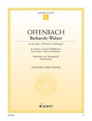 Offenbach, J: Barkarole-Walzer