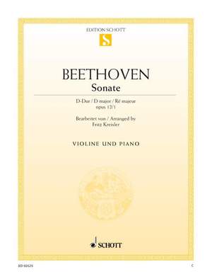 Beethoven, L v: Sonata D major op. 12/1