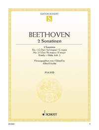 Beethoven, L v: Two Easy Sonatinas Kinsky-Halm Anh.5