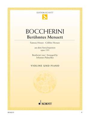 Boccherini, L: Famous Minuet A major op. 13/5