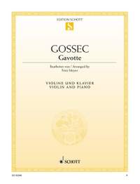 Gossec, F: Gavotte