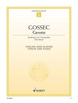 Gossec, F: Gavotte