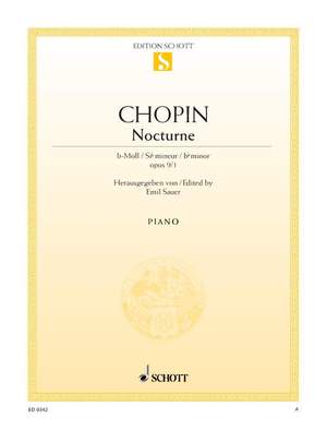 Chopin, F: Nocturne B-flat minor op. 9/1