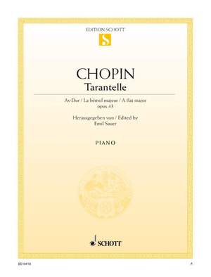 Chopin, F: Tarantella A-flat major op. 43