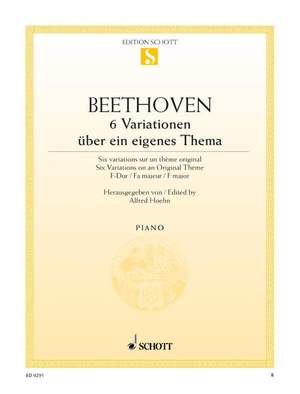 Beethoven, L v: Six Variations F major op. 34