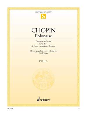 Chopin, F: Polonaise A major op. 40/1