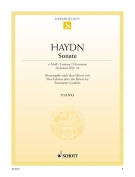 Haydn, J: Sonata E minor E minor