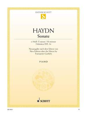 Haydn, J: Sonata E minor Hob. XVI:34