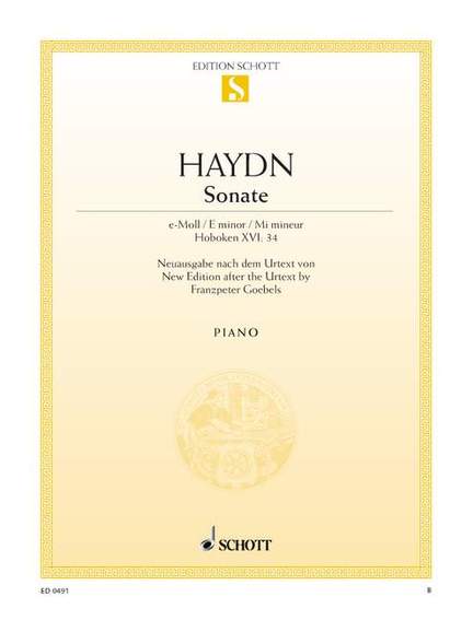 Haydn, J: Sonata E minor E minor