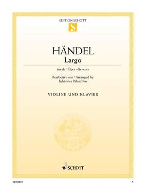 Handel, G F: Largo G major