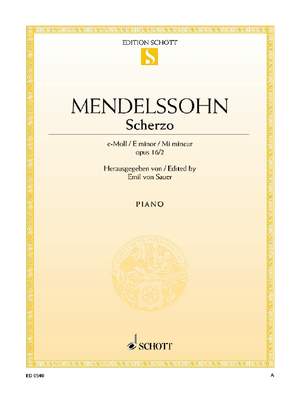 Mendelssohn: Scherzo e-Moll op. 16/2