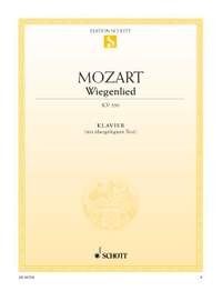 Mozart, W A: Wiegenlied KV 350