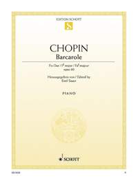 Chopin, F: Barcarolle F-sharp major op. 60