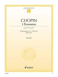 Chopin, F: Trois Écossaises op. 72/3 (posth.)