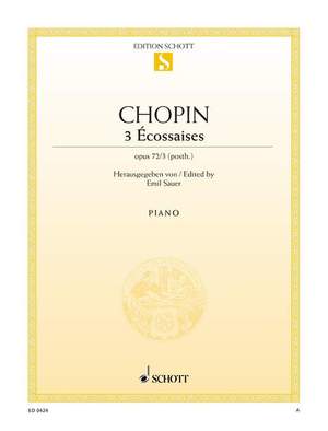 Chopin, F: Trois Écossaises op. 72/3 (posth.)