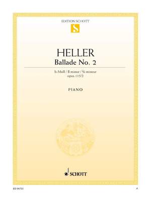 Heller, S: Ballade No. 2 B minor op. 115