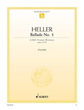 Heller, S: Ballade No. 3 d-Moll D minor op. 115