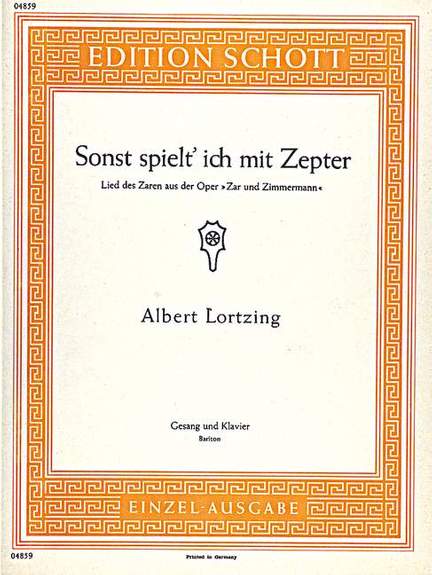 Lortzing, A: Tsar and Carpenter