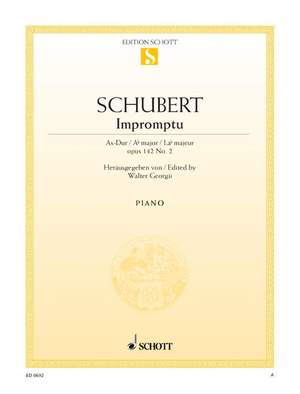 Schubert: Impromptu op. posth. 142 D 935/2