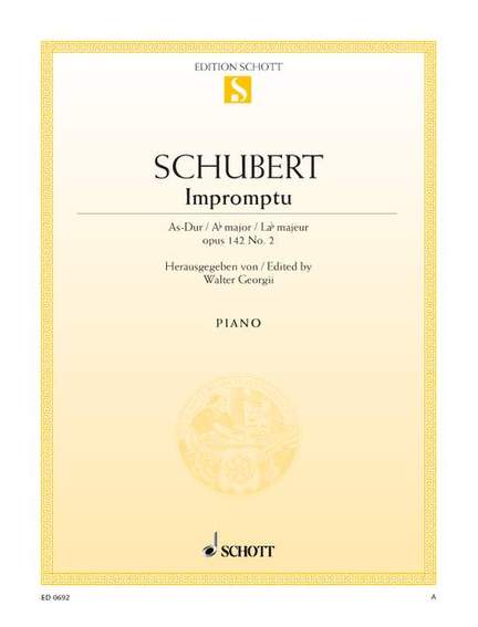 Schubert: Impromptu op. posth. 142 D 935/2