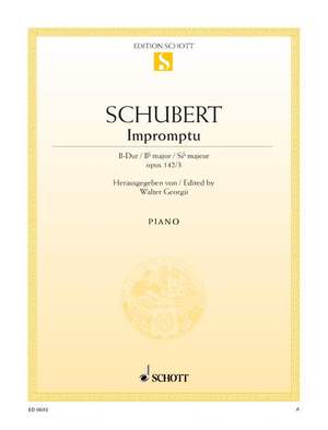 Schubert: Impromptu op. posth. 142 D 935/3
