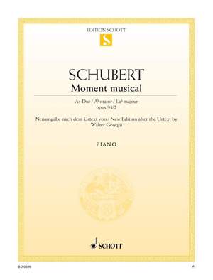 Schubert: Moment musical op. 94 D 780