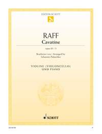Raff, J J: Cavatine op. 85/3