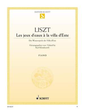 Liszt, F: Les jeux d'eaux à la villa d'Este