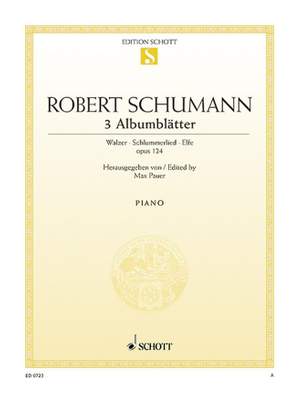 Schumann, R: Albumblätter op. 124