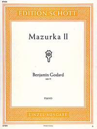 Godard, B: Mazurka II B-flat major op. 54