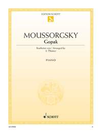 Moussorgsky, M: Gopak