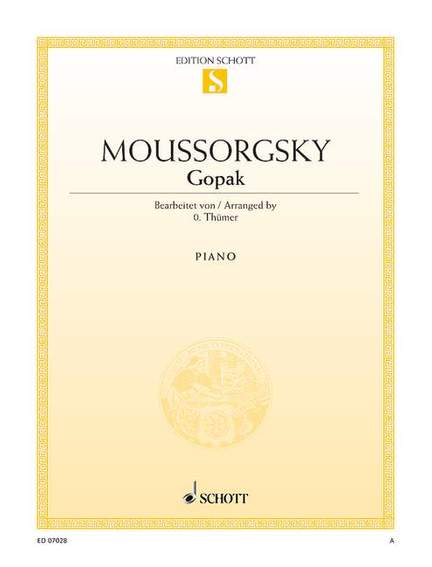 Moussorgsky, M: Gopak