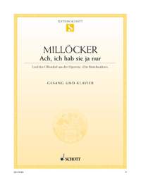 Milloecker, C: Ach, ich hab' sie ja nur auf die Schulter geküsst F major
