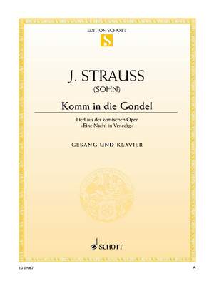 Johann Strauss II: Komm In Die Gondel