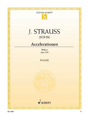 Johann Strauss II: Accelerationen Walzer Op234
