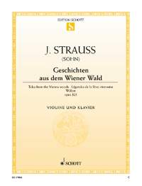 Johann Strauss II: Gesch A D Wienerwald Op325