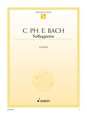 Bach, C P E: Solfeggietto C minor Wq 117/2