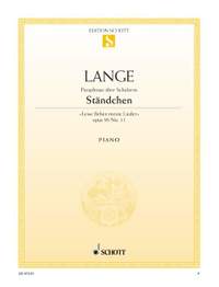 Lange, G: Paraphrase op. 90/11