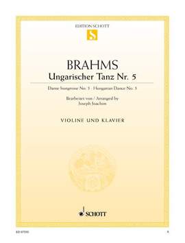 Brahms, J: Ungarischer Tanz Nr. 5 G minor
