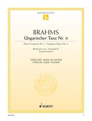 Brahms, J: Hungarian Dance No. 6