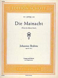Brahms, J: Die Mainacht op. 43/2