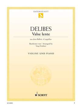Delibes, L: Valse lente
