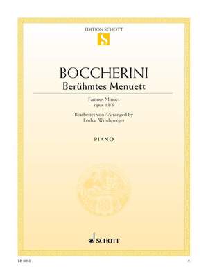 Boccherini, L: Berühmtes Menuett A-Dur A major op. 13/5