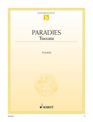 Paradisi, P D: Toccata A-Dur A major