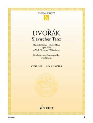 Dvořák, A: Slawischer Tanz E minor op. 72/2