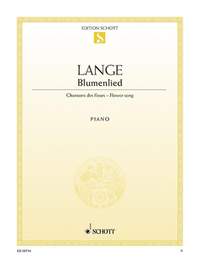 Lange, G: Blumenlied op. 39